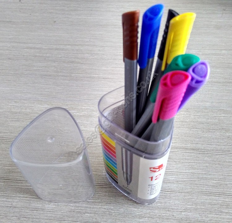 PVC tube packing 12 colors newly design fineliner marker pen, art paint fine point pen