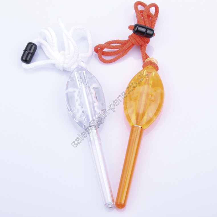 lanyard promotional ballpoint pen for exhibition fair, free gift giveaway plastic pen