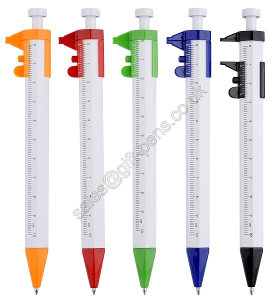 venire caliper plastic ballpoint pen,promotional venire style ball pen