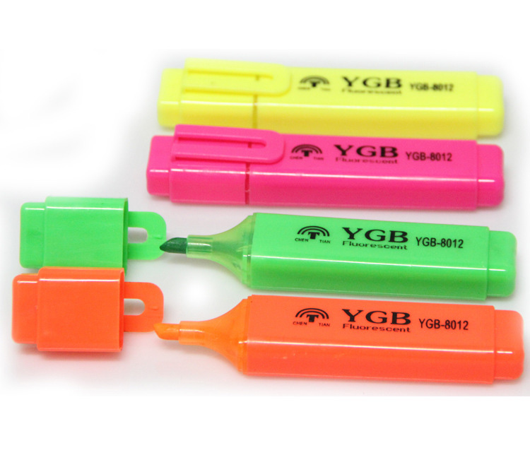 Customized promotional new coming stationary highlighter pens