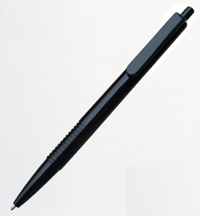 plastic black ball pen for hotel use, hotel logo printed plastic ball pen