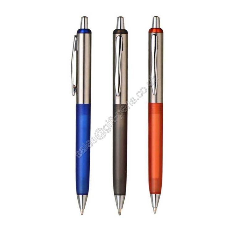 semi metal ball pen,promotional Business metal ballpoint pen