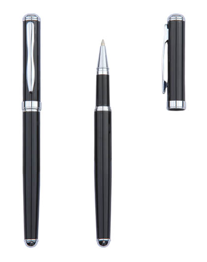 Luxury Brown Color Gel Ink Roller Pen Metal Gel Pen For Business Gift