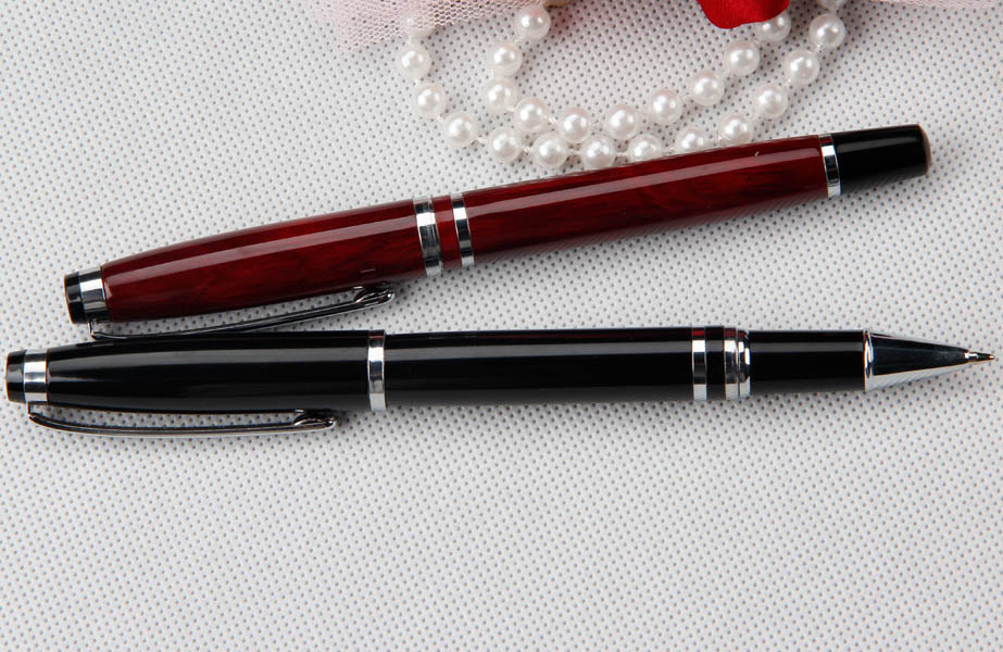 Gift for businessman promotional metal roller pen, souvenir metal roller ink pen