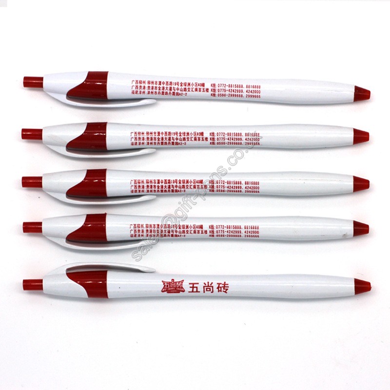 promotional custom logo wholesale cheap set gift plastic ballpoint pen