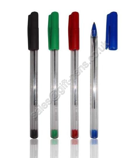 ps body hexagonal clear office stationery pen