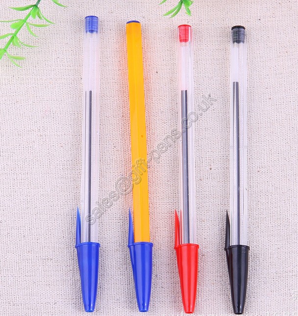 simple printed oem plastic disposable pen,one time use ball pen