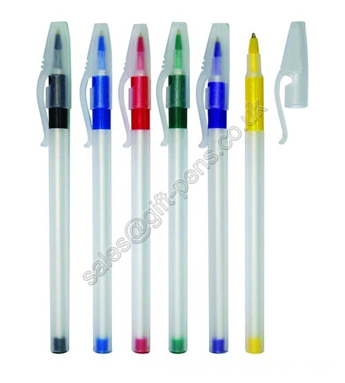 fashion grip plastic frosted pp ballpoint pen