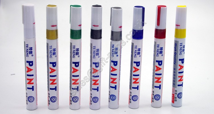 fast dry water proof oil ink OEM aluminum barrel liquid paint markers