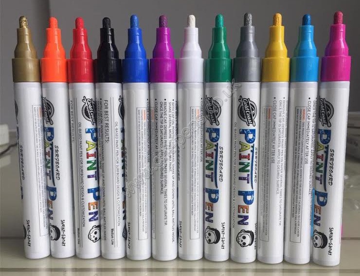 OEM custom printed acrylic tip paint marker,personalized oil based marker pen