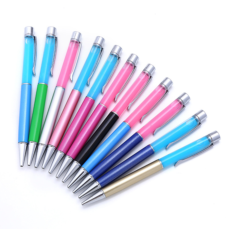 Empty Tube Floater gift liquid Metal Ball Pen