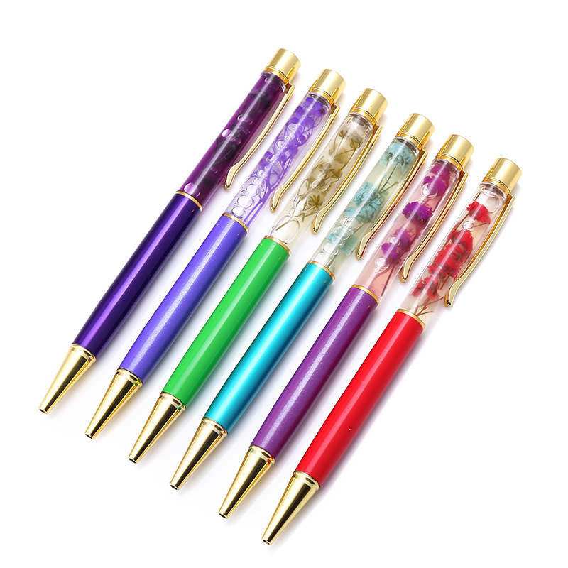Wholesale Custom Metal Flower Ballpoint Pens