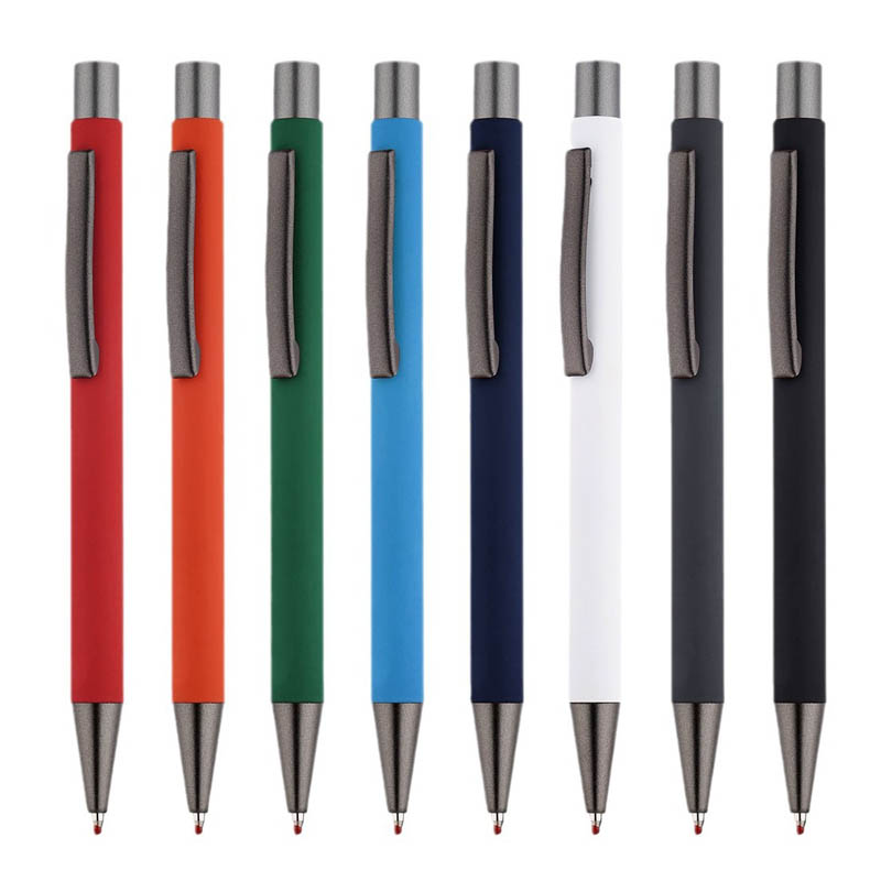 Metal press pen aluminum ball pen