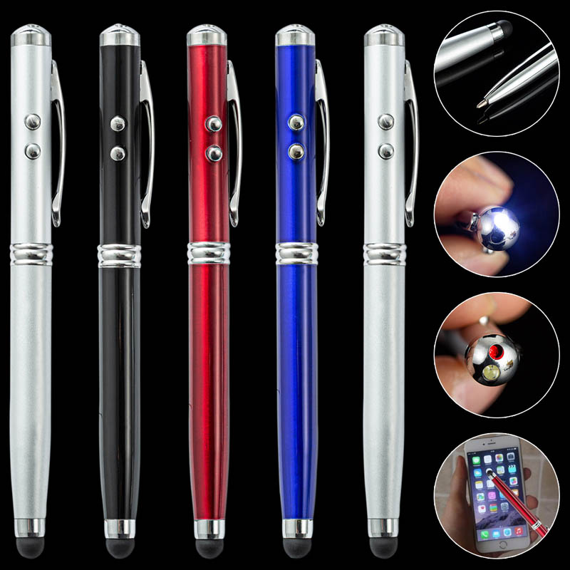 Wholesale Metal 3 In 1 Multifunctional Led Light Stylus Pen