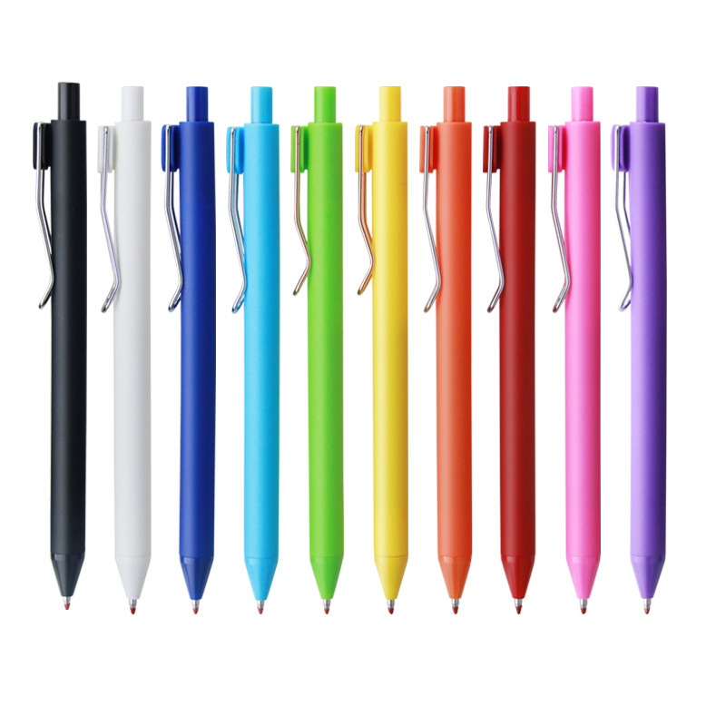 Multicolor Macaron Retractable Gel Ink Pen