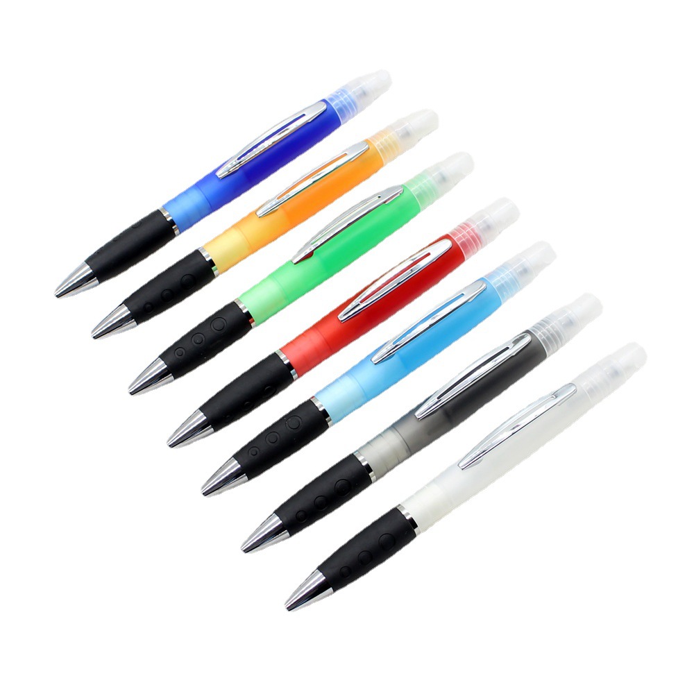 promotional 2 in 1 plastic 3 ml sprayer ball pen
