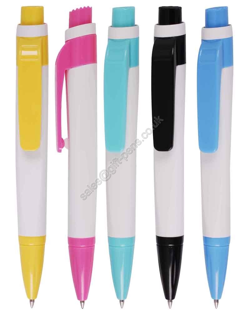 customized push plastic ball pen,gift promotion flat ballpoint pen