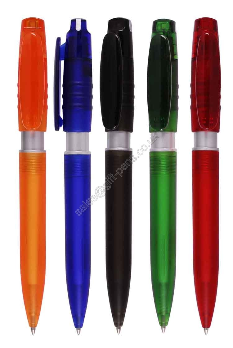 Exquisite promotional palstic click pen,advertising click ball point pen
