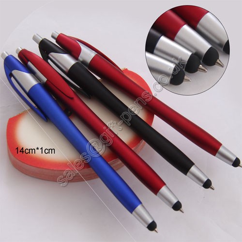 slim style popular item brand multifunction touch screen Iphone pen
