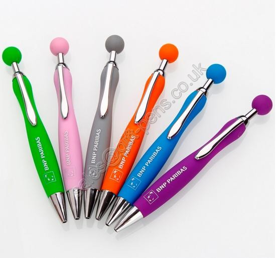 round click tip,logo printed promotioan gift plastic representative pen