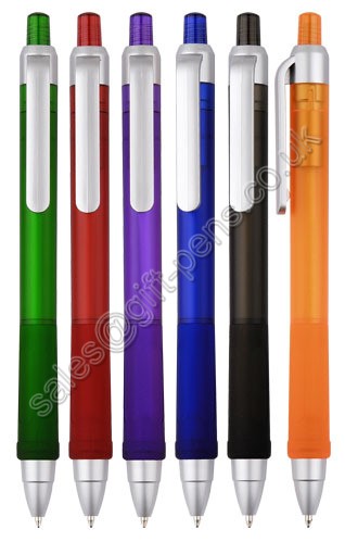 mat color promotional pen,matt color plastic advertising ball pen