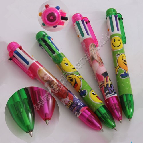 CMYK full color printing heat transfer plastic ballpoint pen,kids use plastic pen