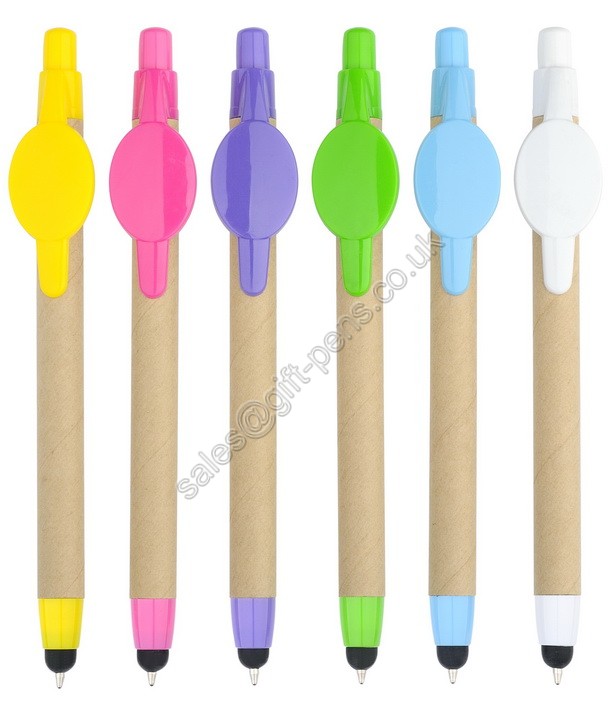 eco paper screen touch pen for phone,ipad touch promotional gift pen