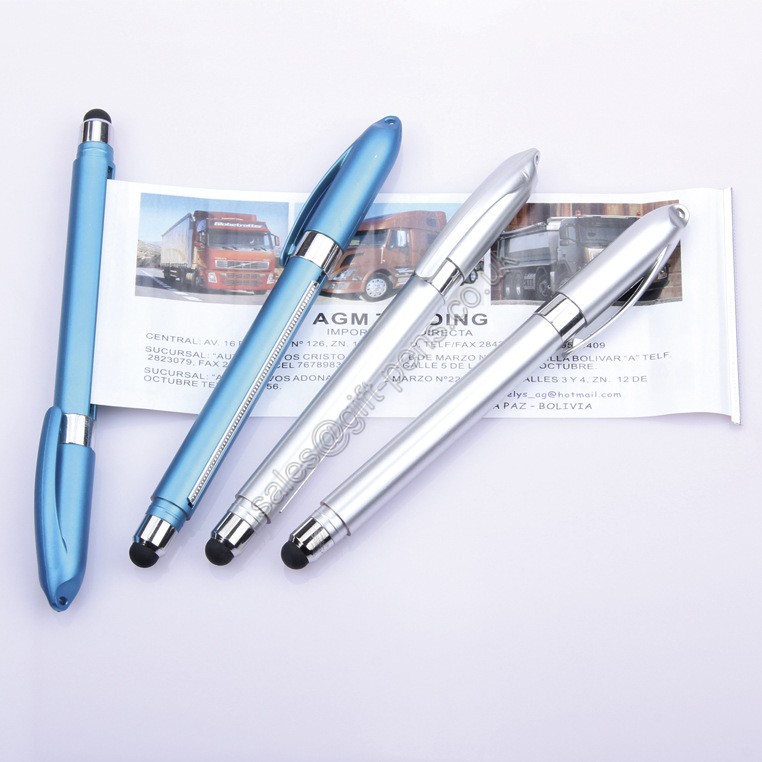 Company Giveaway personalized screen touch stylus scroll ballpoint pen