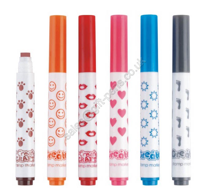 multi color personalized stamp water ink marker pen