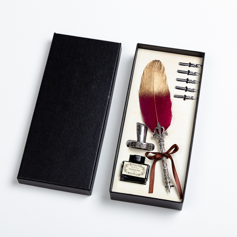 Classical Feather pen writing set