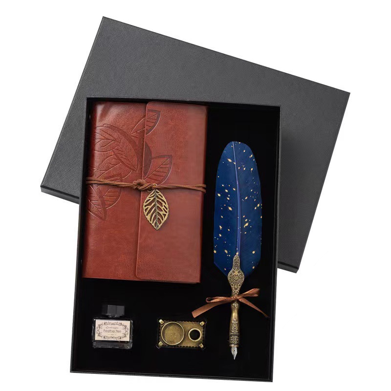Feather Pen Vintage Classical Quill Dip Pen Set