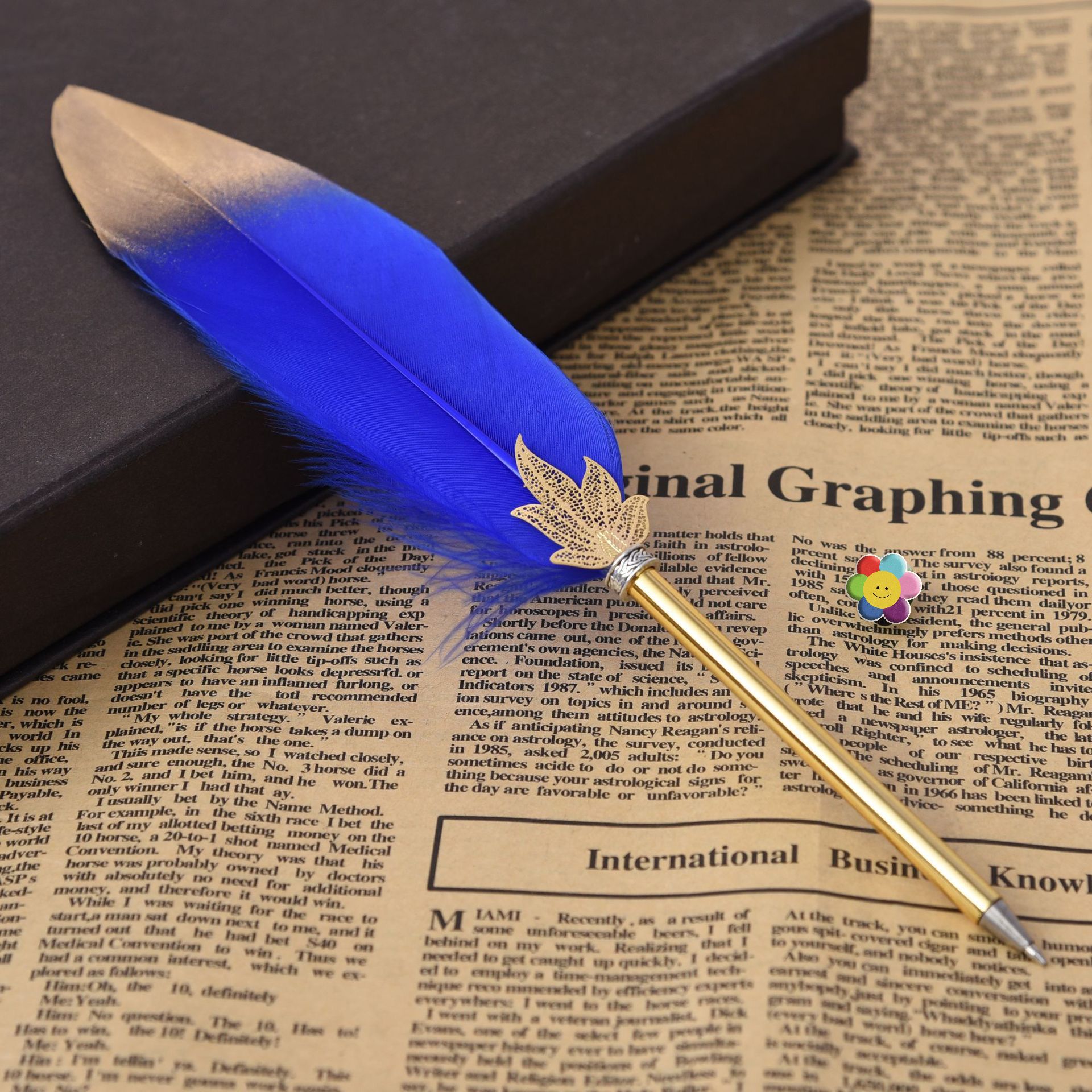 Gift Logo Custom Feather ball pen