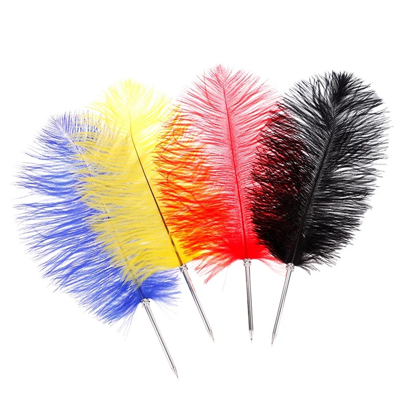 Gift Colorful feather pen
