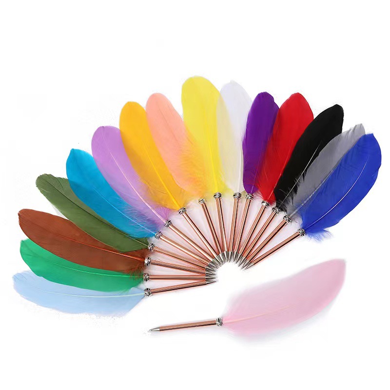 Decorative Goose Feather Gift Pen