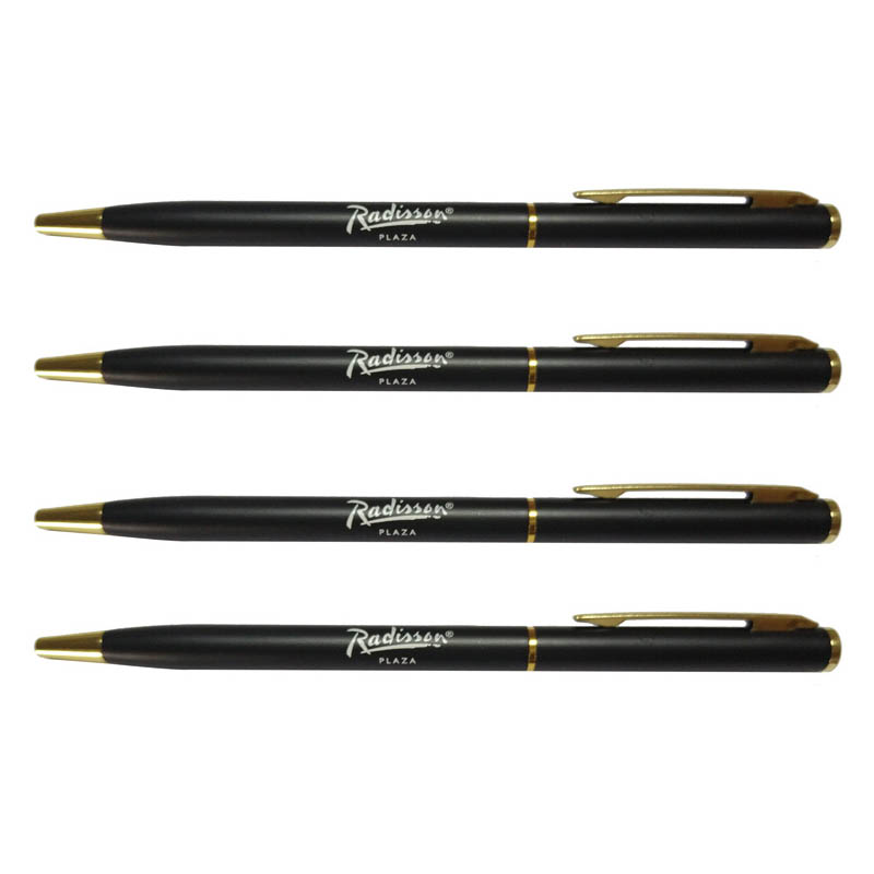 Radisson plaza hotel club use writing metal ball pen