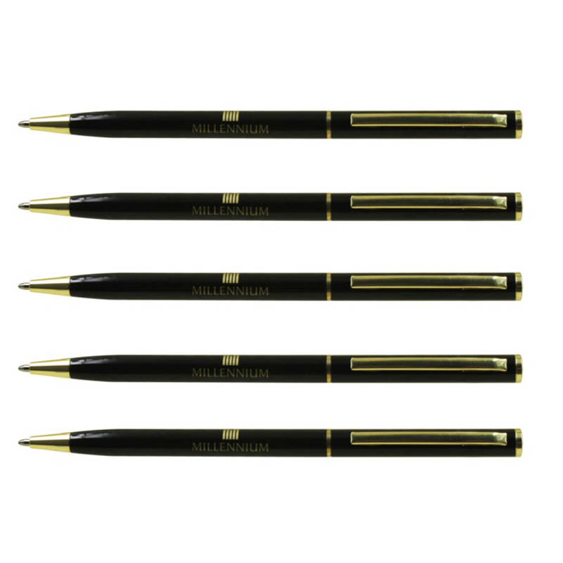 Millennium logo Hotel gift brand metal pen