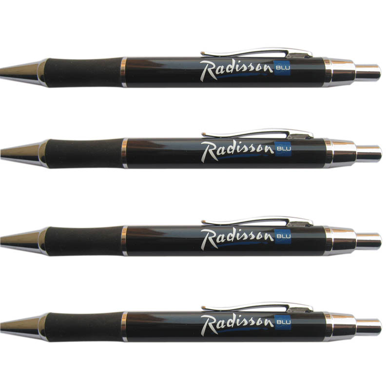 Radisson hotel metal click pen