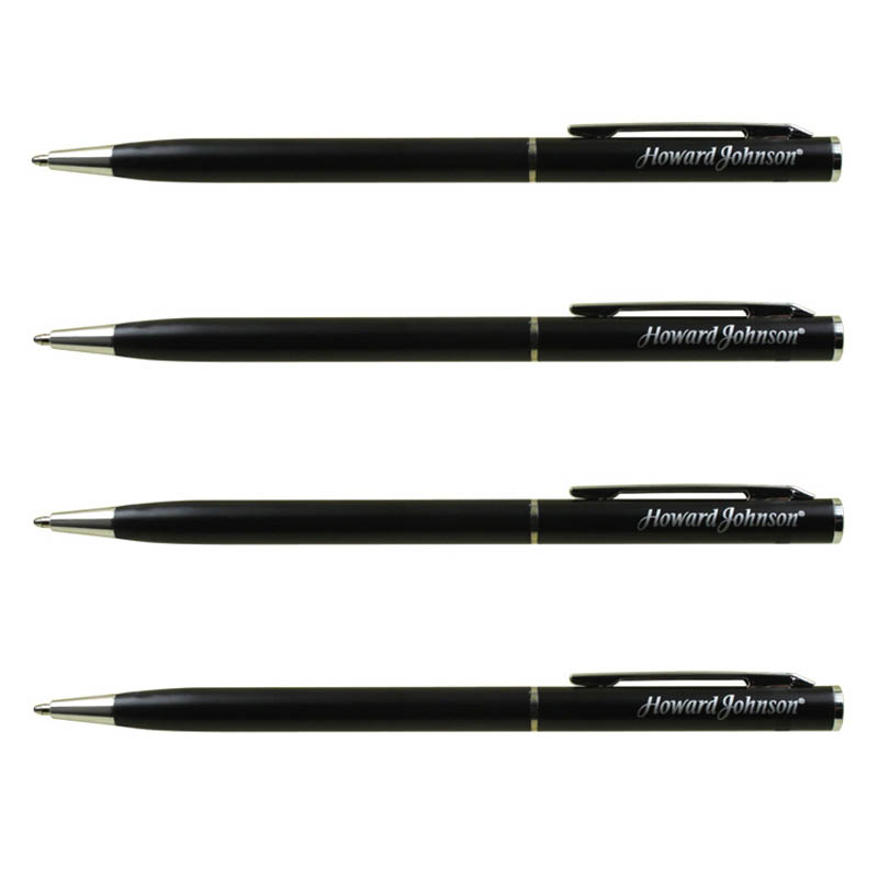 Howard Johnson matt color black metal ballpoint pen