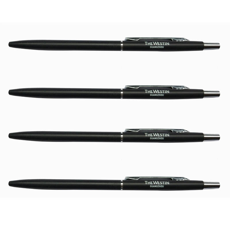 click style slim simple metal ballpen for westin hotel