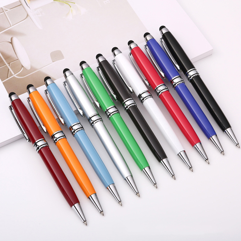 Advertising classic metal pen with stylus tip