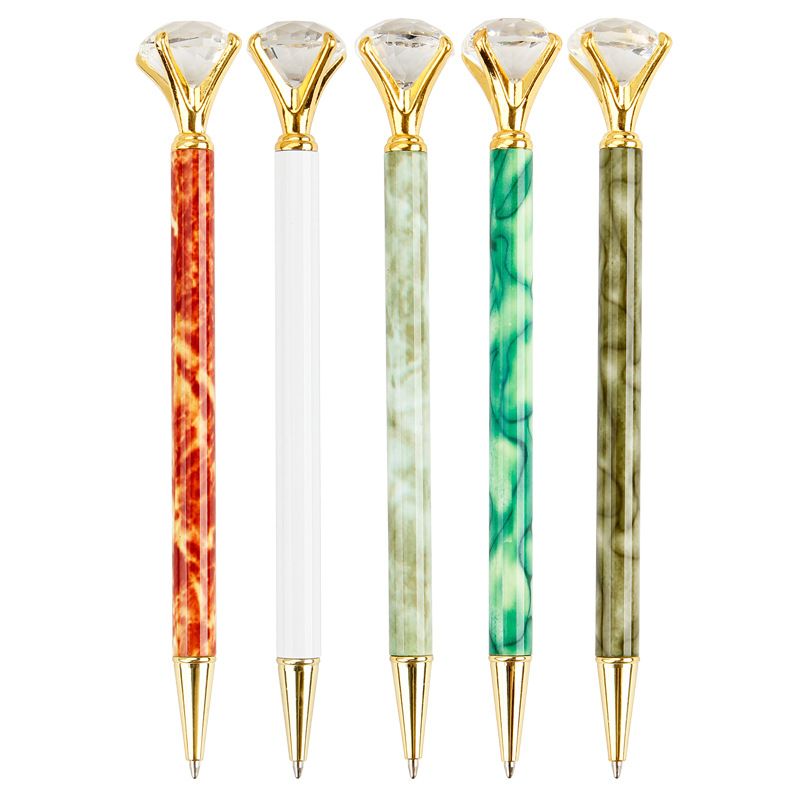 Imprinted Custom crystal diamond metal gift pen