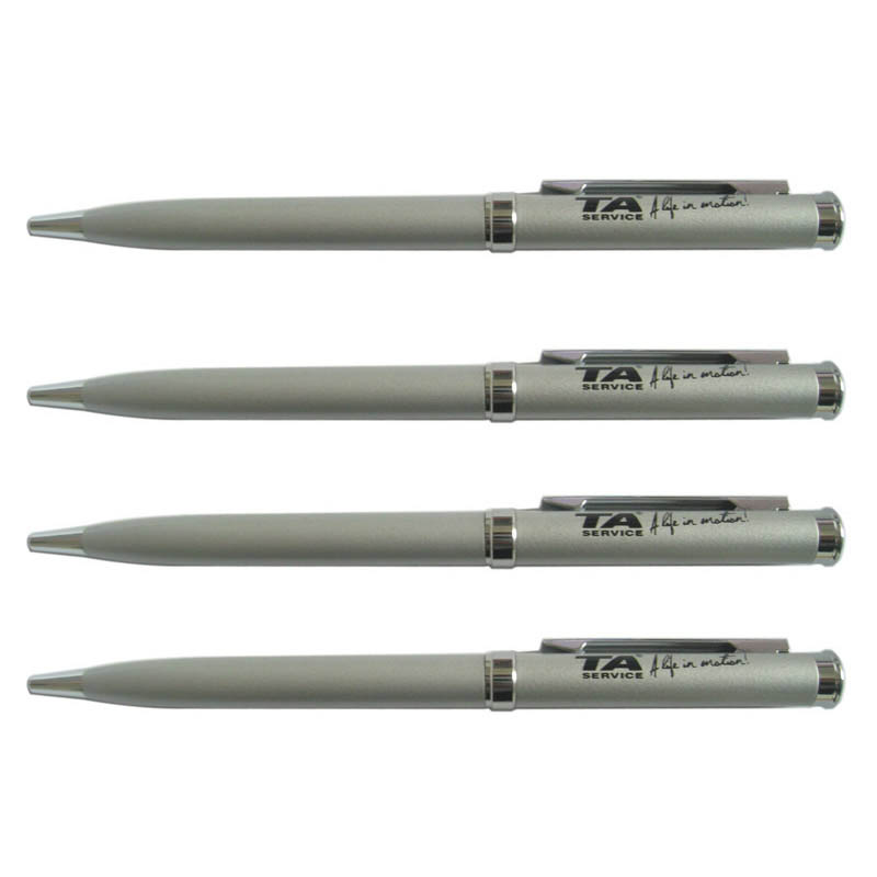 Silver promo metal pen