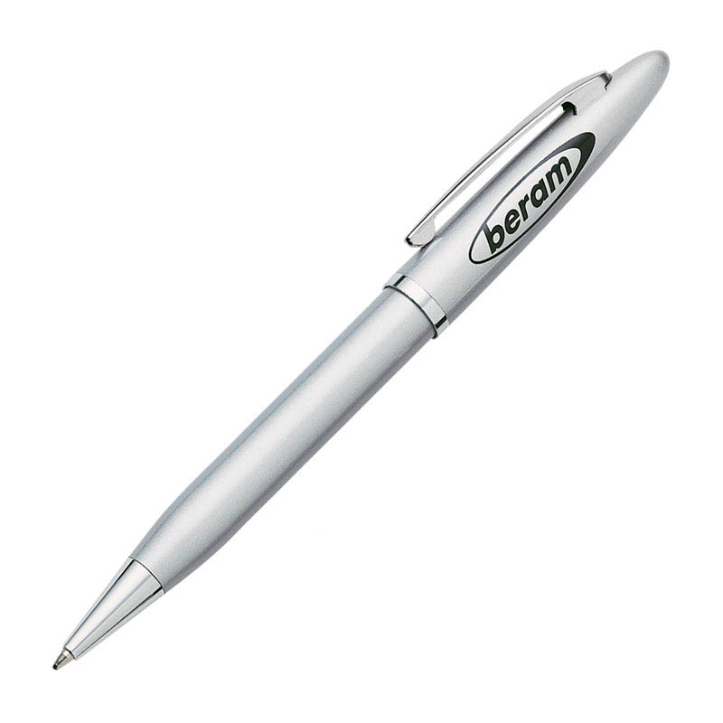 silver painted metal cruise pen