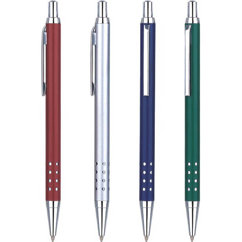 24 holes retractable metal pen