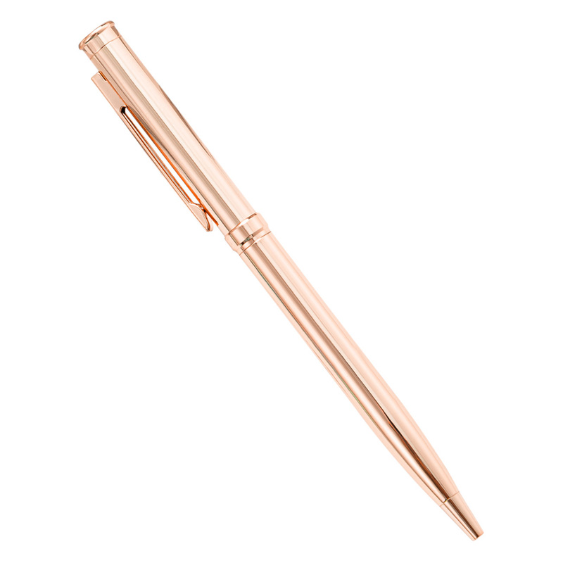 Rose gold color exclusive gift metal pen