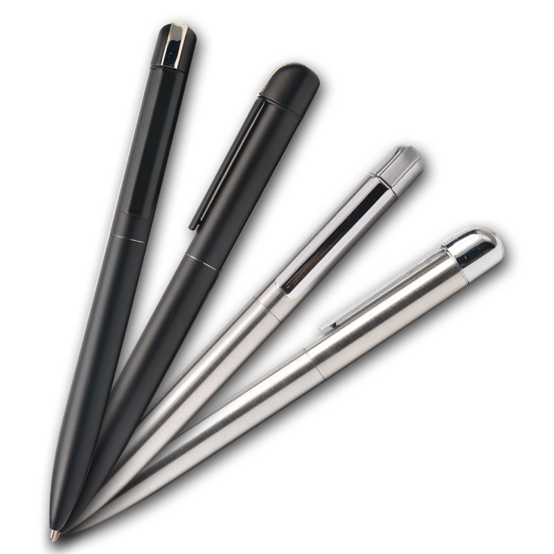 Heavy corporate gift printed metal twist pen