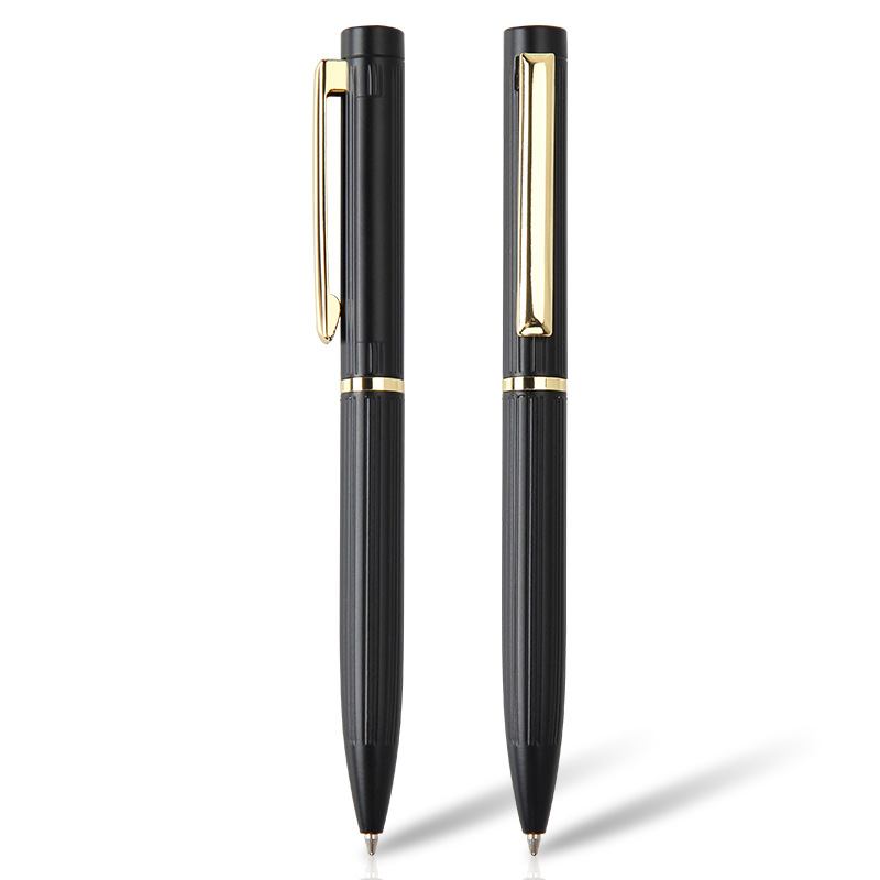 Shining black color brand metal pen