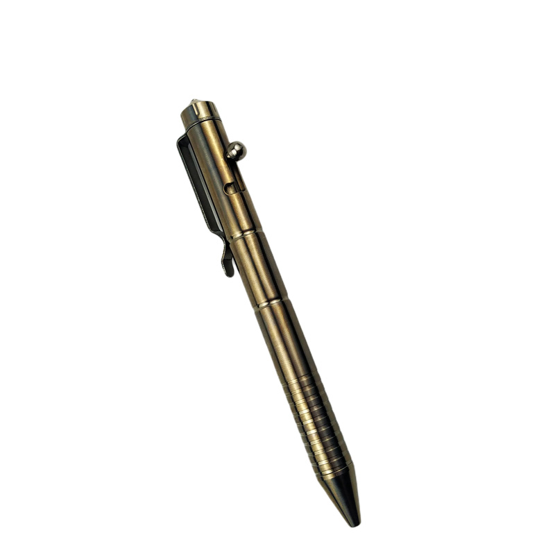 gun bolt style titanium alloy metal pen