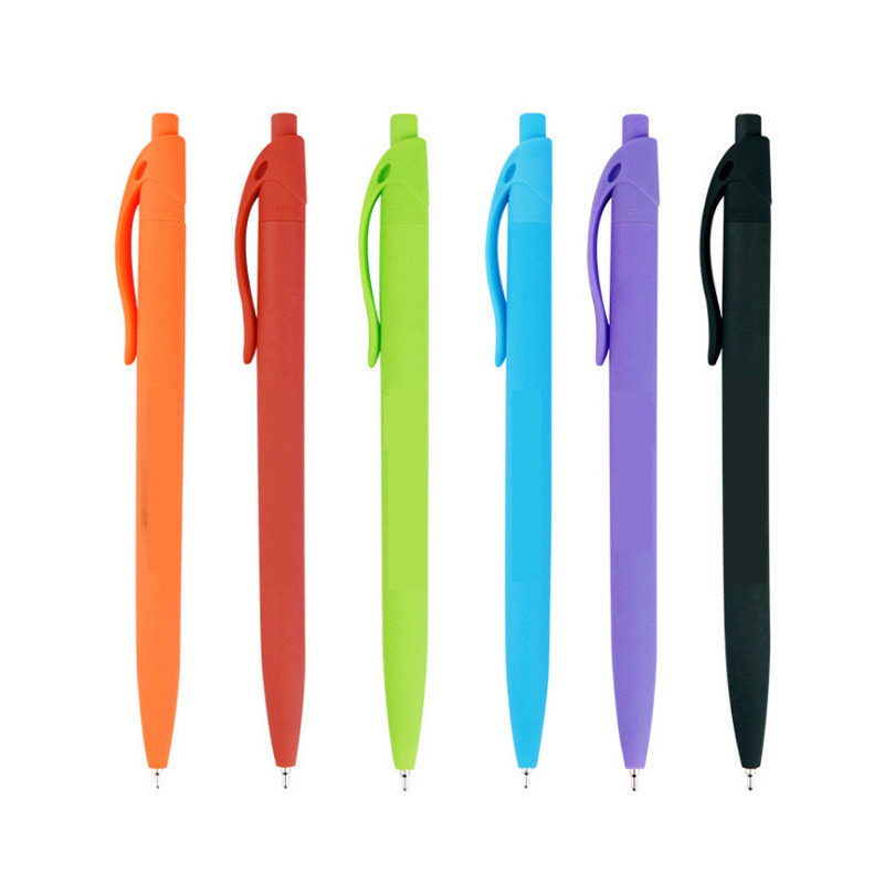 cheap promotional click logo pen