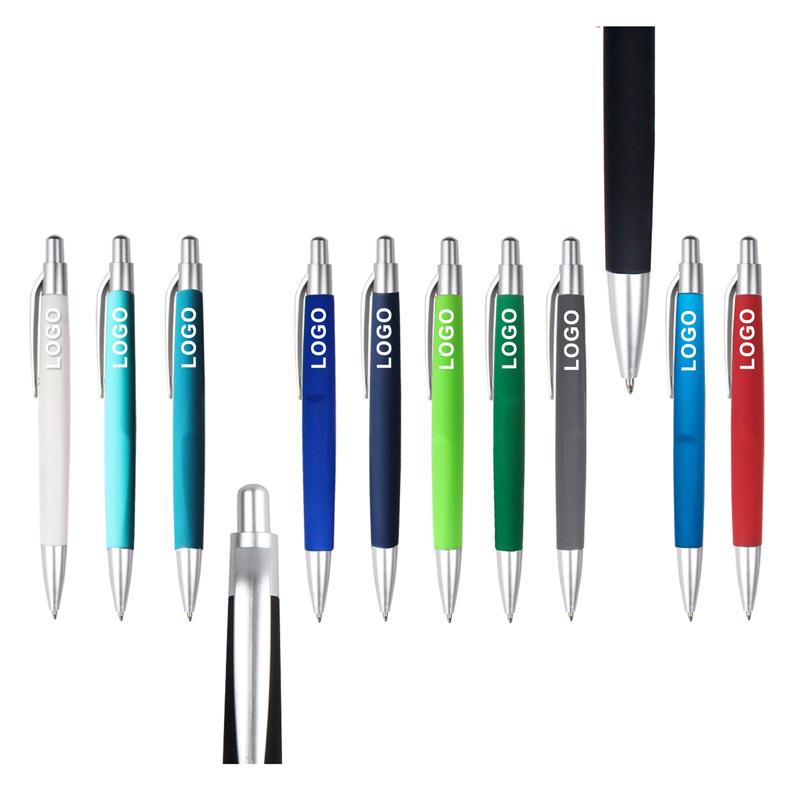 retractable ad logo plastic pen